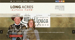 Desktop Screenshot of longacresalpacafarm.com